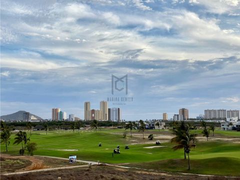 departamento nuevo smuebles 2 rec vista campo de golf marina mazatlan