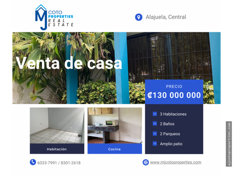 venta de casa en villa hermosa alajuela