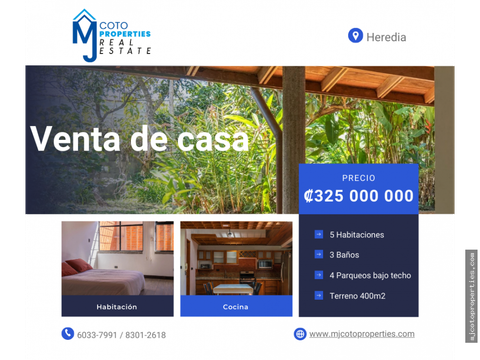 venta de casa en heredia residencial cozumel
