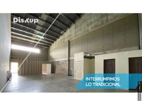 alquiler de bodega ubicada en una zona industrial en belen heredia