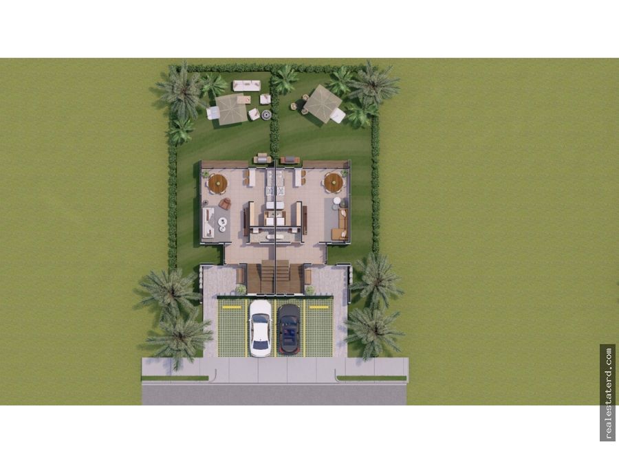 duplex de 3 dormitorios con un amplio patio trasero en oasis park