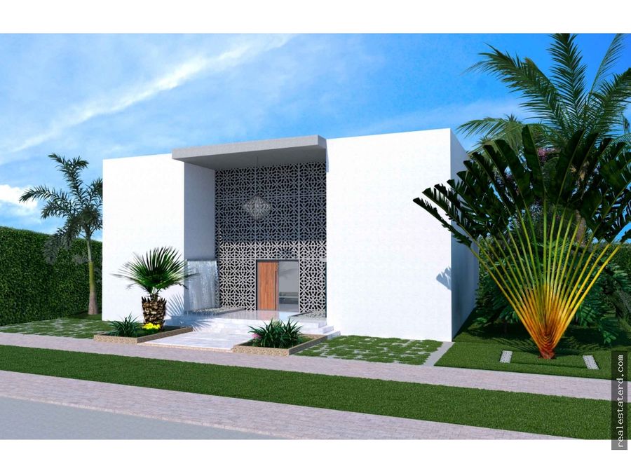 villa de 3 hab en construccion open villa las iguanas cap cana