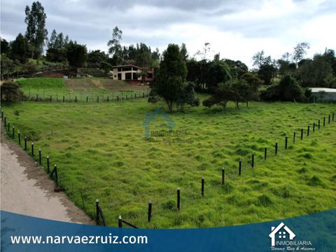 vendo lote de 2300mts en tabio rio frio oriental