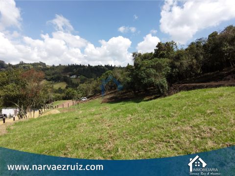 vendo lote de 3555 mts en tabio rio frio oriental