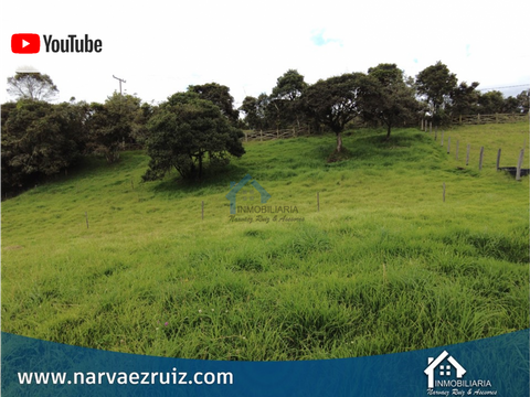 vendo lote de 2871 mts en tabio rio frio occidental