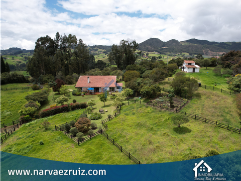 vendo hermosa finca de 3 fanegadas en tabio rio frio oriental