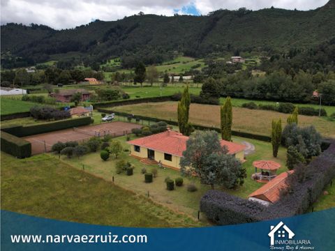 vendo hermosa finca en tenjo vereda guangata