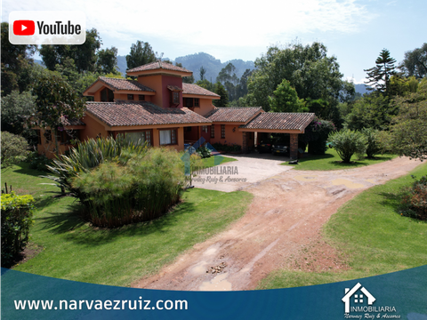 vendo hermosa finca con pesebreras en tabio lourdes