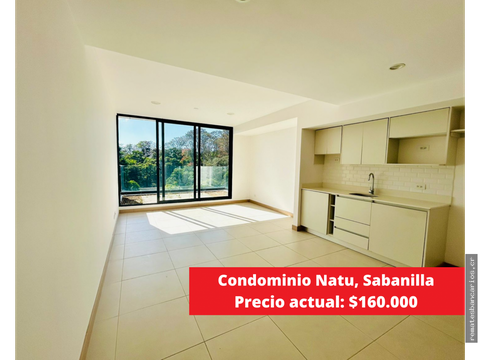venta de apartamento en condominio natu sabanilla