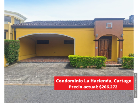 venta de casa en condominio la hacienda el tejar cartago