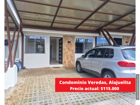 venta de casa en condominio veredas alajuelita