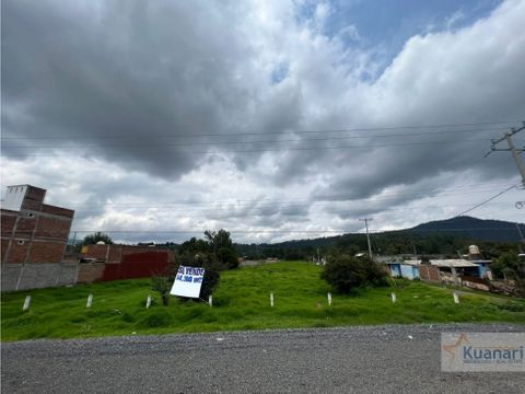 terreno en venta salida a uruapan patzcuaro