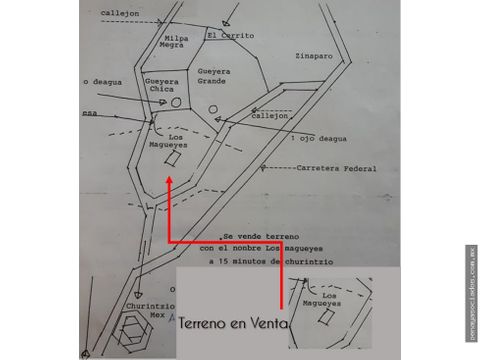 venta de terreno en los nogales churintzio michoacan