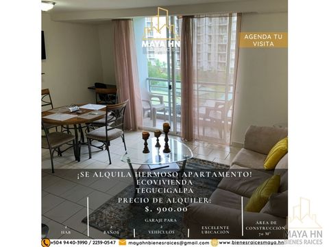 se alquila apartamento amueblado en ecovivienda tegucigalpa