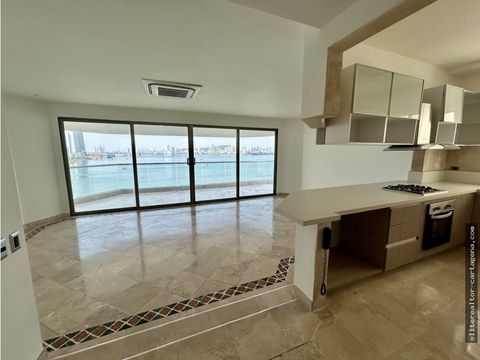 venta apartamento de 3 alcobas frenta bahia castillogrande