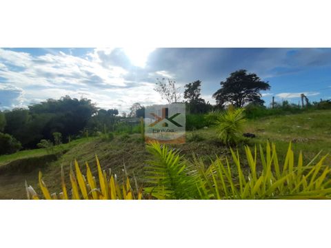 se vende lote en quimbaya quindio