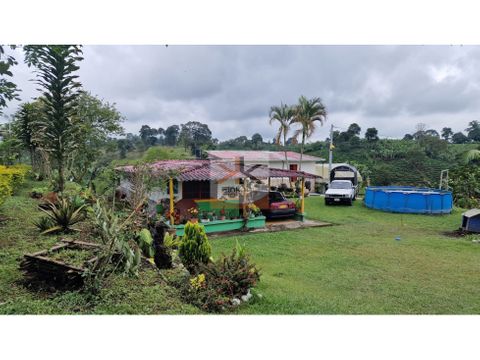 se vende finca 8 cuadras en quimbaya