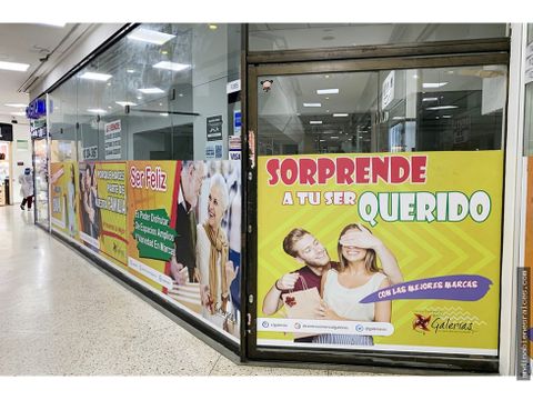 se arrienda o se vende local centro comercial galerias