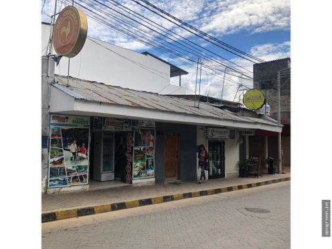 terreno comercial en el centro de tarapoto