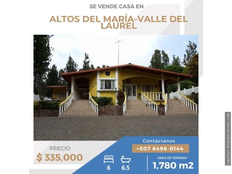 casa en altos del maria valle del laurel