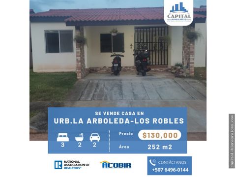 se vende casa en la arboleda la chorrera