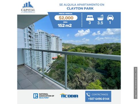 se alquila apartamento en clayton park