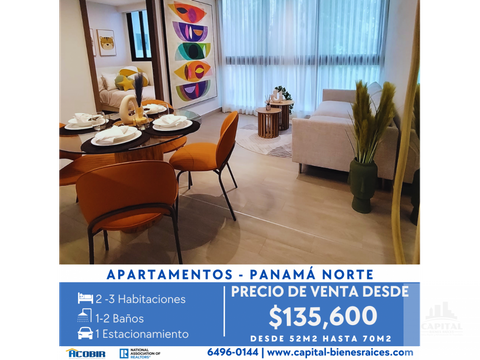 apartamentos en preventa panama norte