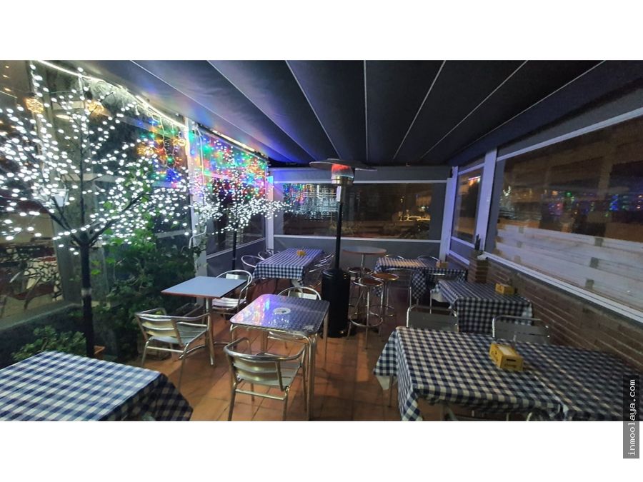 traspaso bar restaurante con terraza privada en olesa de montserrat