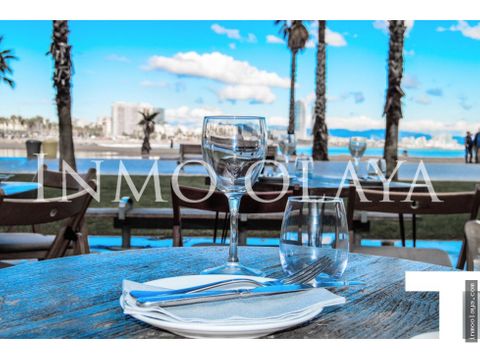 traspaso restaurante con gran terraza zona playa puerto olimpico