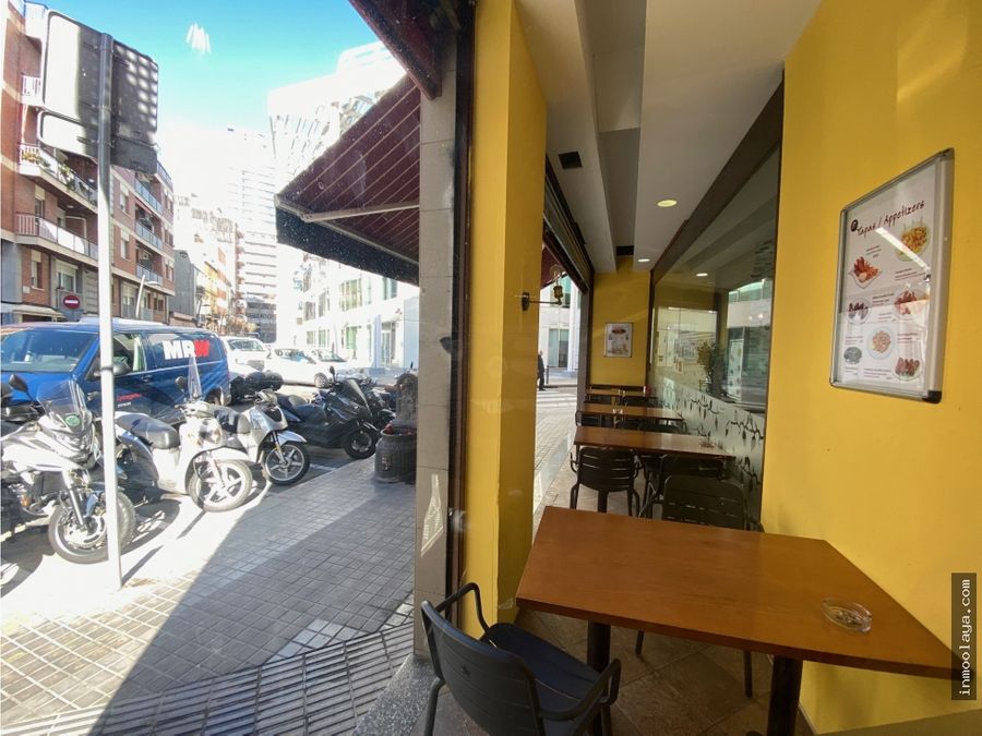traspaso restaurante c3 con terraza en sants barcelona