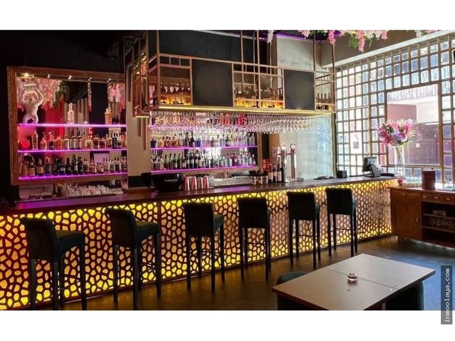 traspaso restaurant shisha bar 206m2 terraza en sarria francesc macia