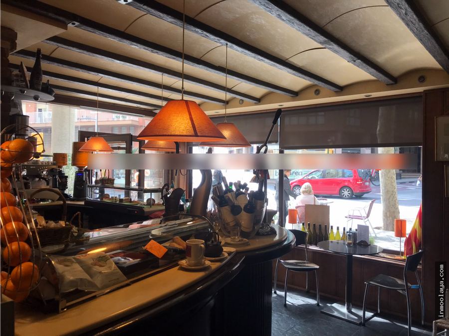 traspaso bar cafeteria con terraza sant gervasi bonanova barcelona