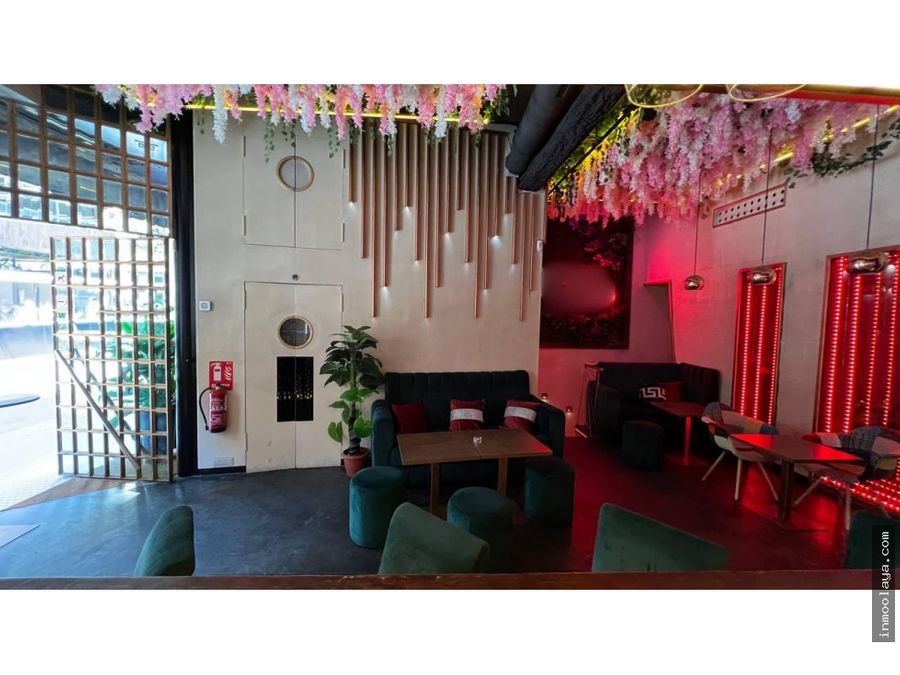 traspaso restaurant shisha bar 206m2 terraza en sarria francesc macia