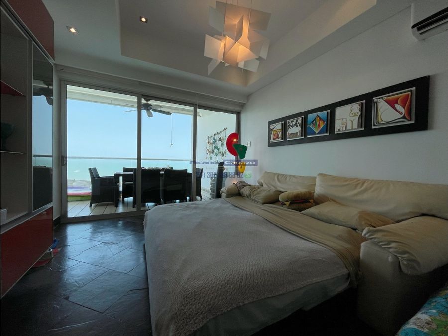 vendemos apartamento con vista al mar en murano beach house cartagena
