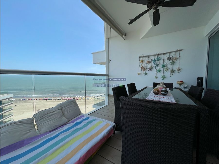 vendemos apartamento con vista al mar en murano beach house cartagena