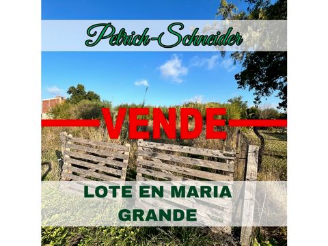 se vende lote amplio en maria grande