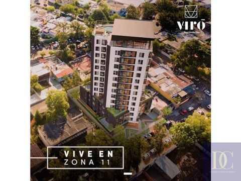 apartamento en venta 2 hab piscina edificio viro zona 11