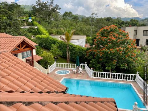 vendo casa campestre en condominio villeta