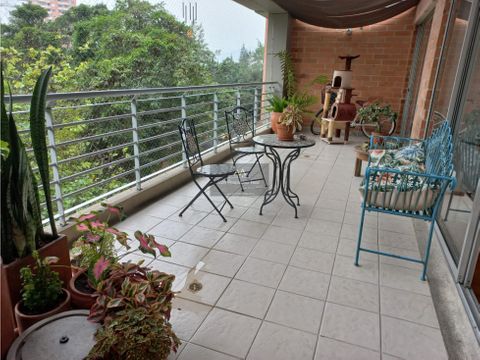 vendo apartamento con terraza en el poblado sector patio bonito
