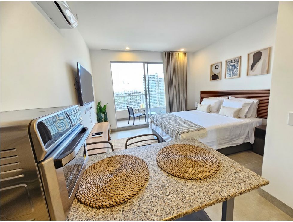 Renta apartamento amoblado Piscinas+Playa 3