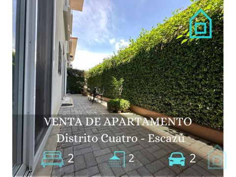 venta de apartamento en distrito cuatro escazu