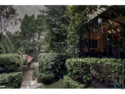 casa en venta lomas de chapultepec con jardin y bungalow