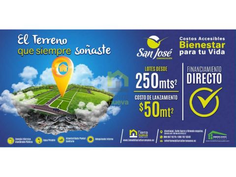 atuntaqui terrenos en venta en urbanizacion san jose