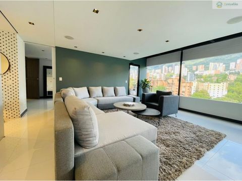 alquiler de apartamento pent house duplex amoblado en medellin