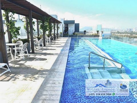 apartamento amoblado en venta cielo mar cartagena