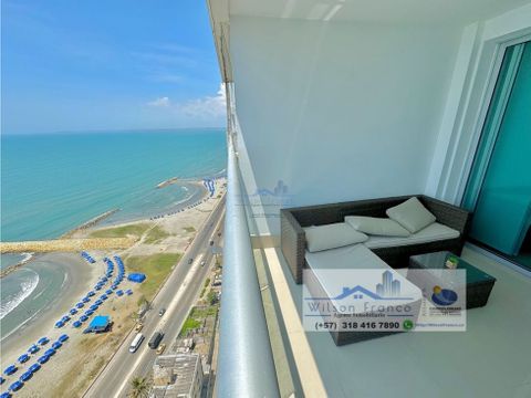 apartamento amoblado en venta vista al mar el cabrero