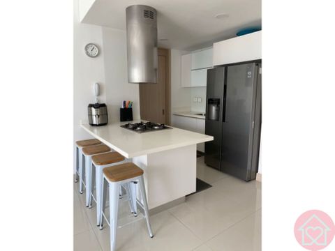 apartamento arriendo amoblado playa salguero santa marta