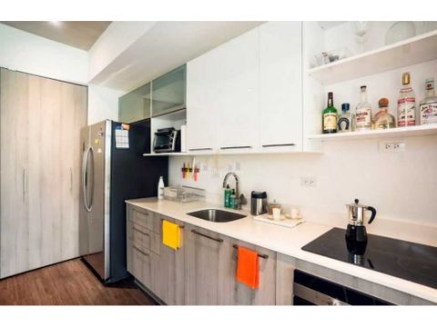 apartamento amueblado con bella vista en santa ana