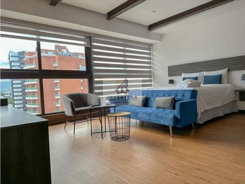 apartamento amueblado en renta tipo loft en zona 10