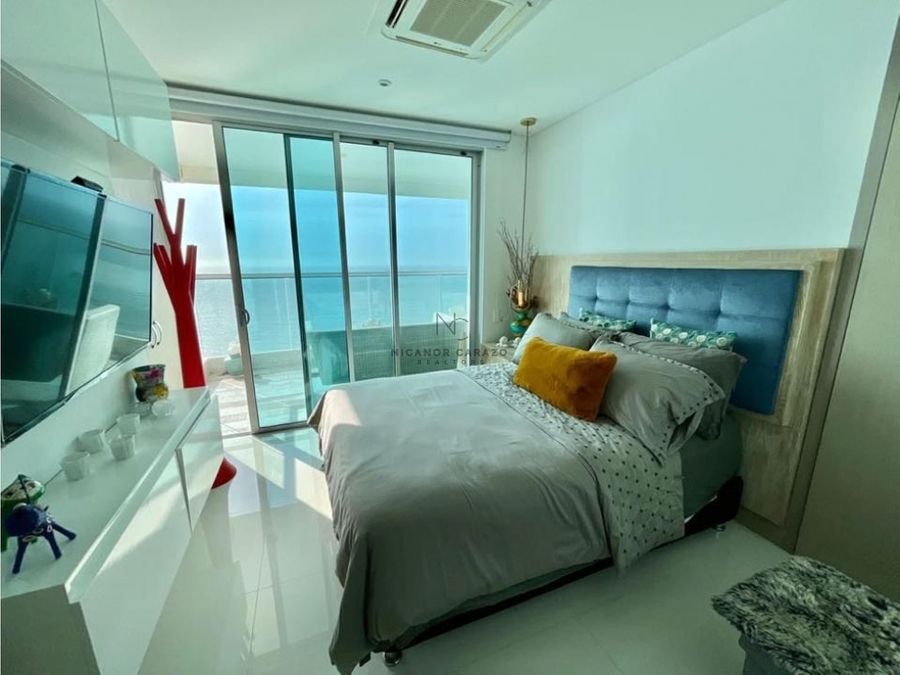 apartamento en palmetto beach en venta con 3 habitaciones cartagena